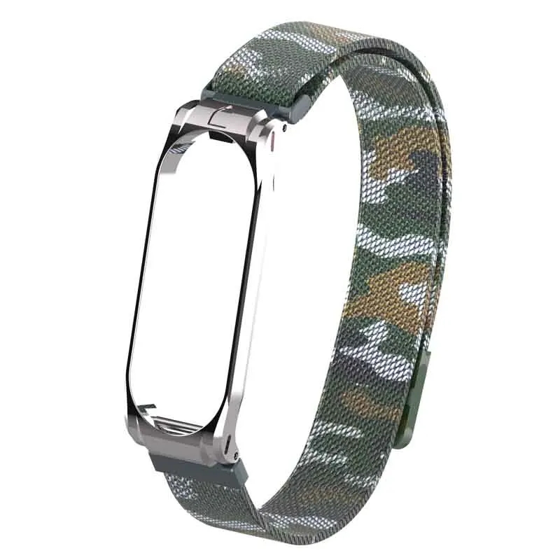 Magnet 2 Металлический ремешок mi Band 3 4 для Xiao mi band 3/4 фитнес-браслет Smartband спортивные часы браслеты Correa умные аксессуары - Цвет: Magnet 2