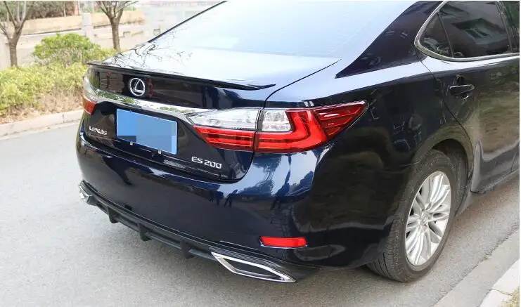 Для- LEXUS ES200 300 h 250 задний бампер диффузор защитные бамперы задняя надрезаемая подкладка, ABS Материал корпусный набор задний губ