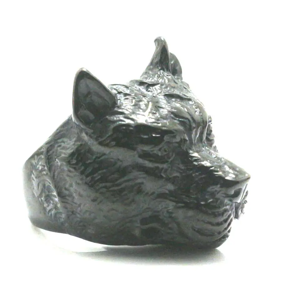 Мужское черное кольцо из нержавеющей стали 316L для мальчиков | Украшения и