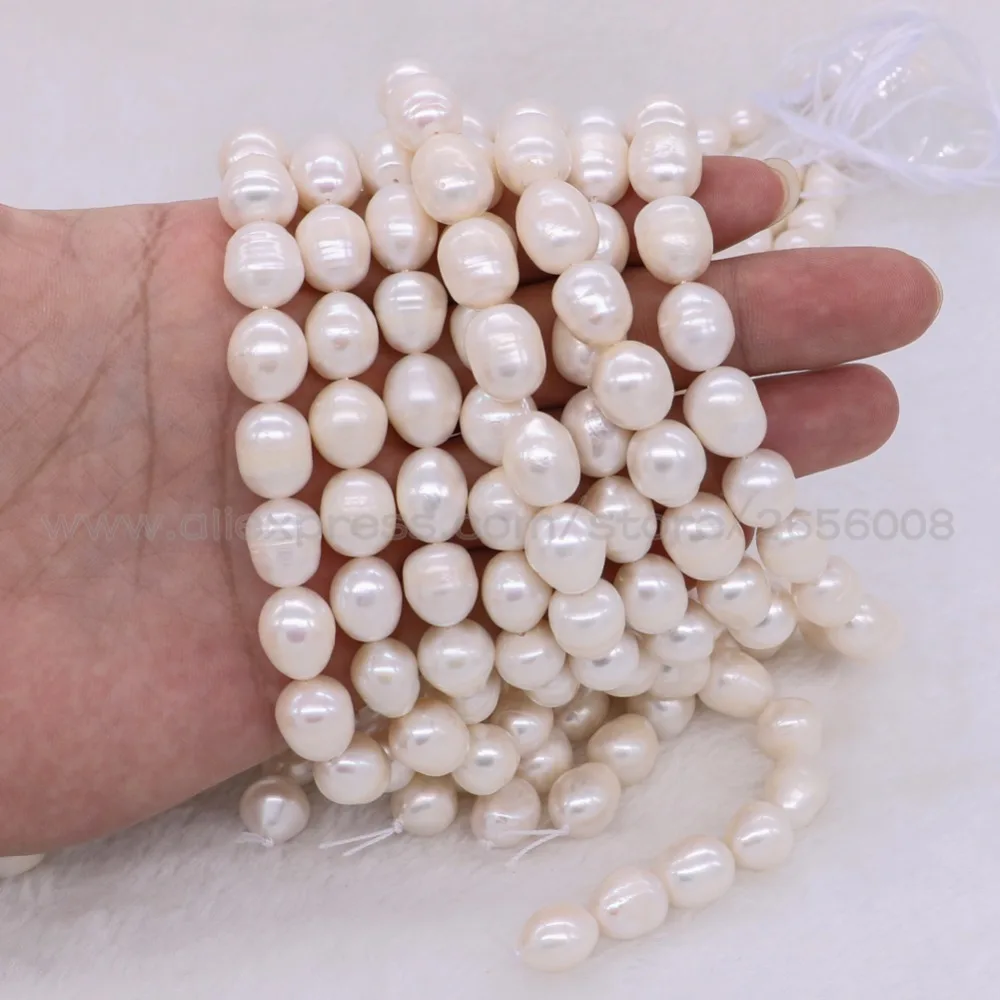 Оптовая продажа цепочка из бусин с натуральным жемчугом 14 дюймов