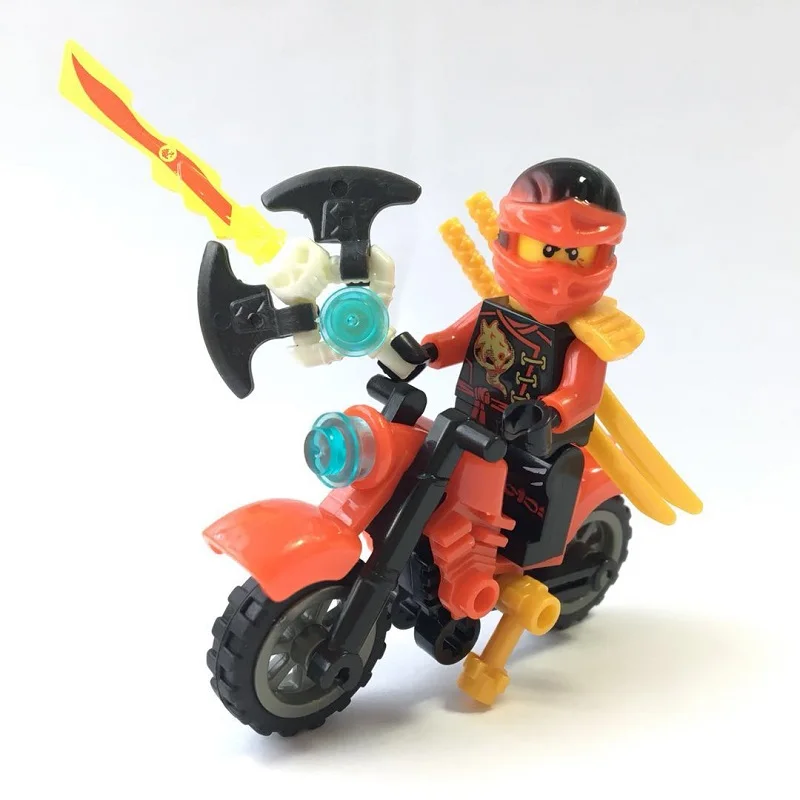 2018 хит ниндзя мотоцикл совместимы legoingly Ninjagoed строительные блоки кирпичи игрушки