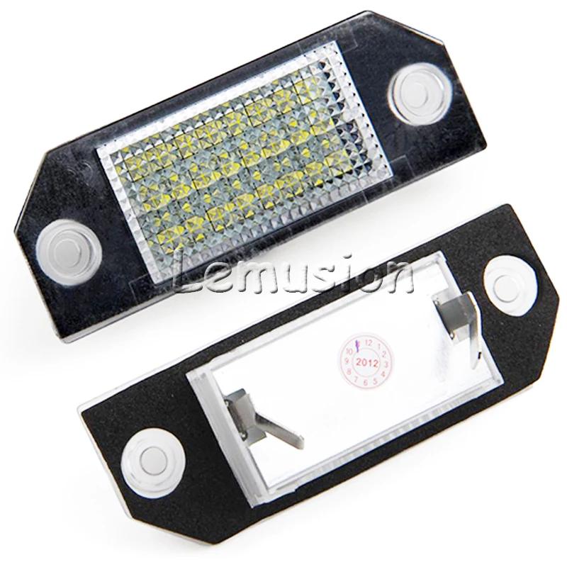 1 пара Автомобильный светодиодный номерной знак светильник дневные ходовые огни