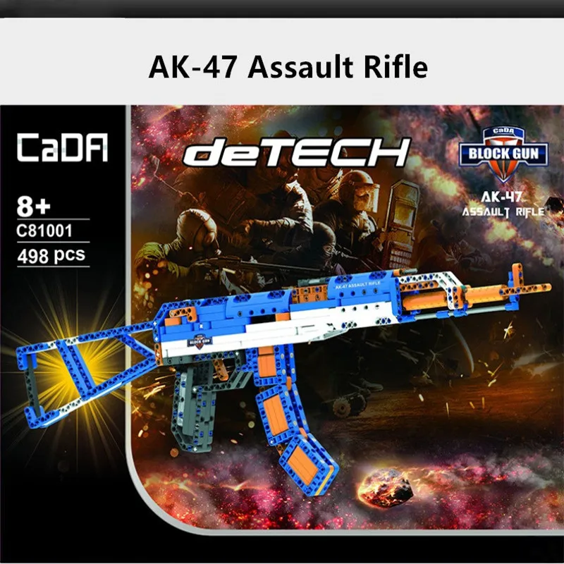 

Военная битва DIY пули для запуска оружия AK47 мальчик игрушечный пистолет развлекательное обучение 498 штук строительные блоки оружие сборка и...