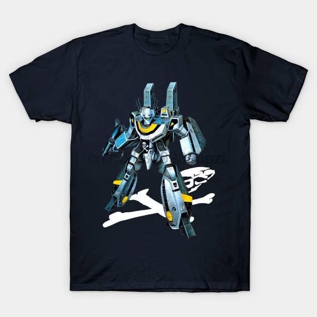 Мужская футболка с коротким рукавом Skull One VF 1S Valkyrie Macross Футболка женская | одежда