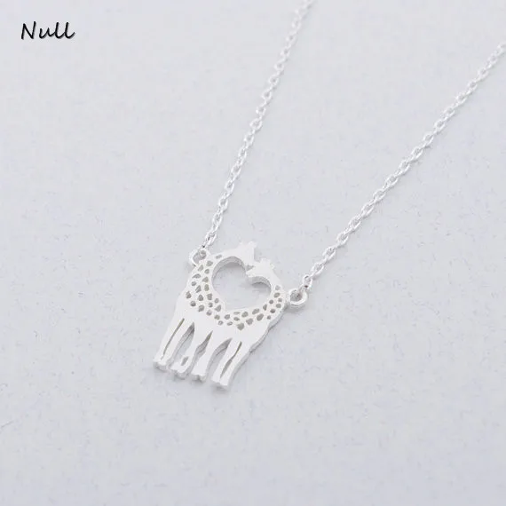 Null простой милый сладкий Jewelry маленькие ожерелье животных ожерелья влюбленные