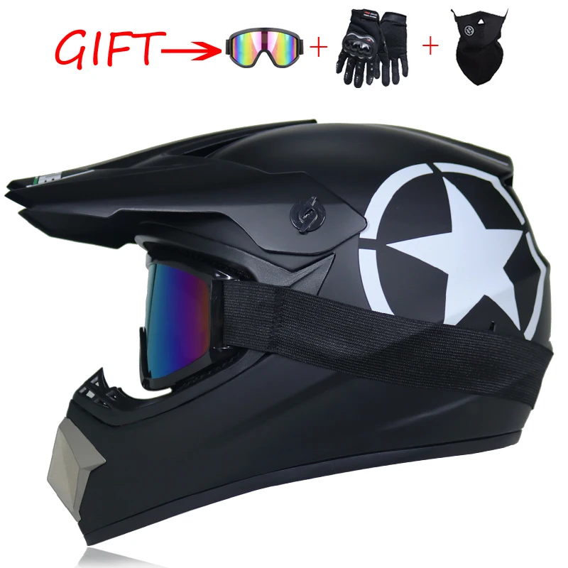 new off-road motorcycle helmet men and women motocross helmet full face kask downhill casque moto cross enfant capacete