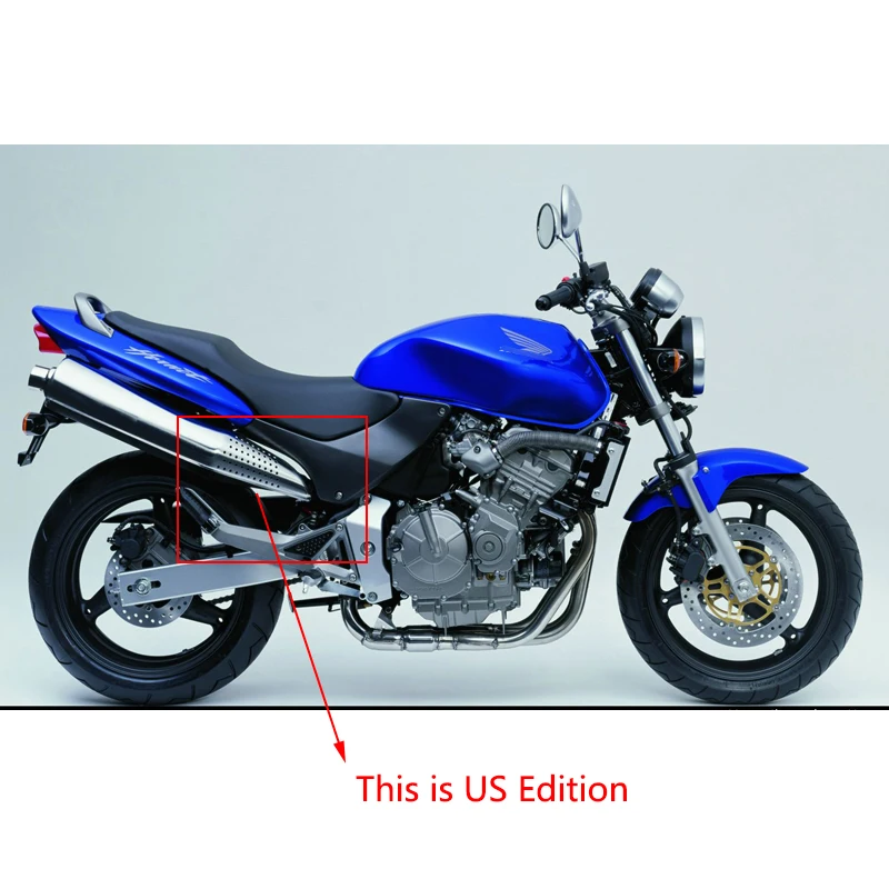 Для Honda CB600F Hornet 600 выхлопная труба мотоцикла ЕС США издание Mid Link труба скольжения на 370 мм задний глушитель съемный дБ убийца