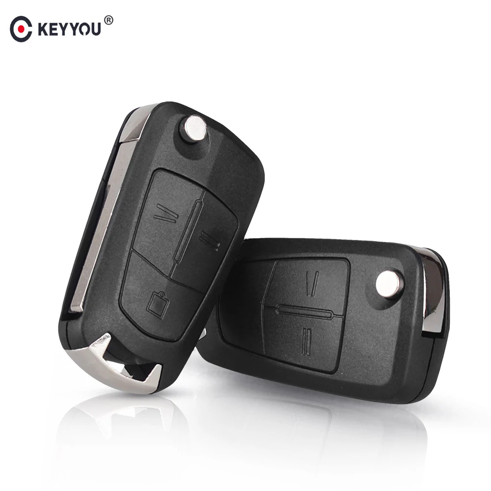 Раскладной чехол KEYYOU для автомобильного ключа с 2/3 кнопками брелок Vauxhall Opel Zafira a