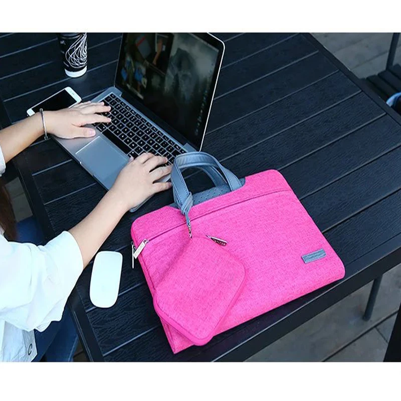 15 6 дюймов Сумка для ноутбука Macbook Air 13 Чехол большой емкости Толстая сумка 3 Pro