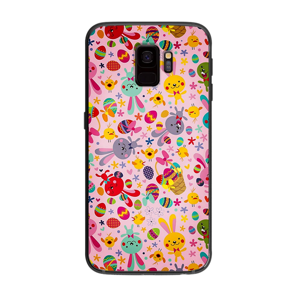 Мягкий чехол для телефона с белым кроликом Samsung Galaxy S6 S7 S8 S9 S10e Plus Note 8