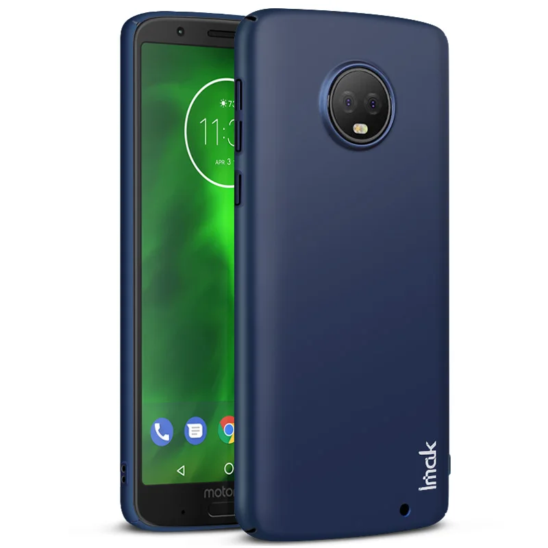 For Moto G6 case iMAK Jazz Slim SKin Tactility Hard Phone Motorola Plus |