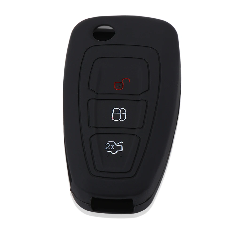 AndyGo Автомобильный складной чехол-книжка для ключа силиконовый чехол Ford Focus 3 4 Fiesta