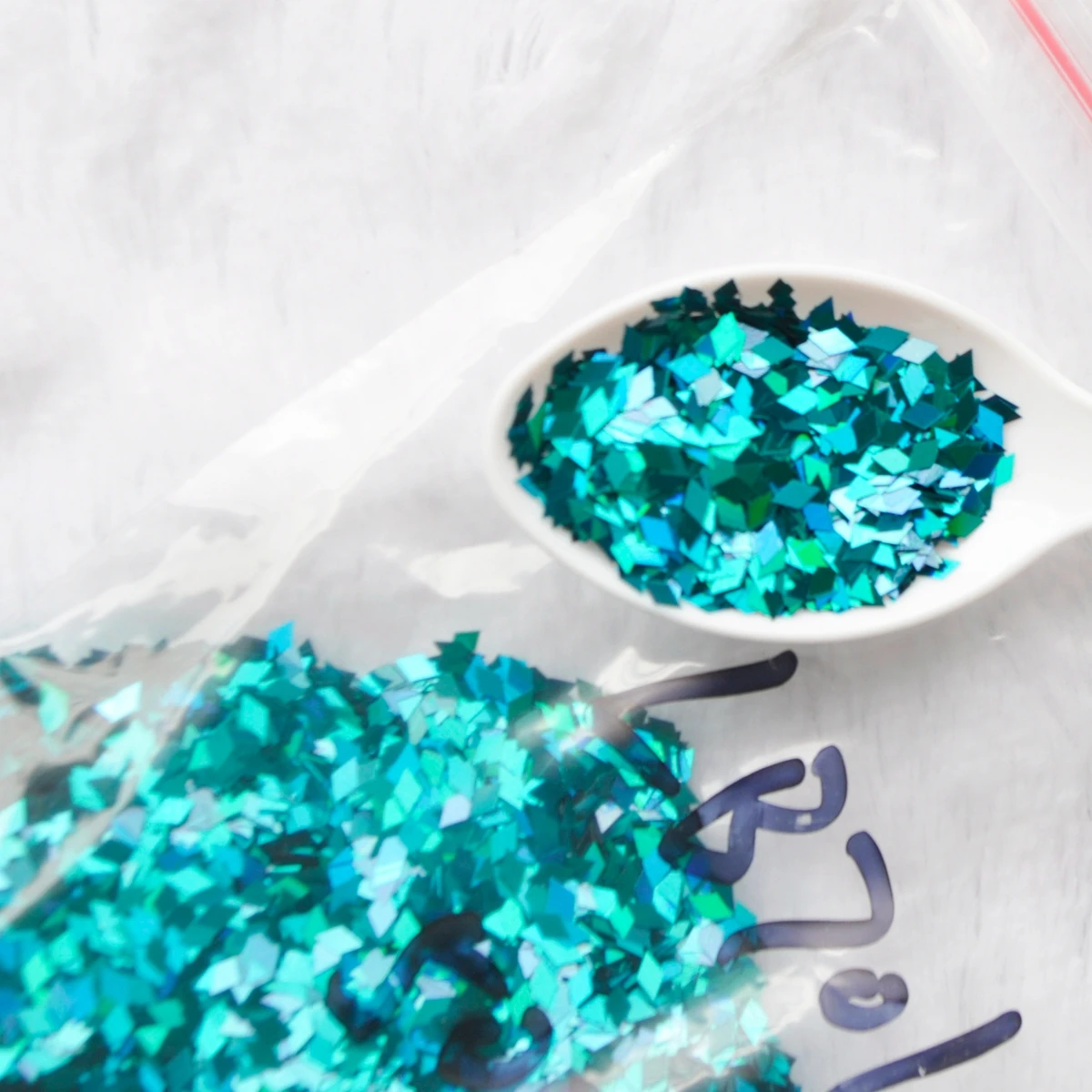 Ромб лазерный зеленый синий 3D голографический ломтик пайетки дизайн ногтей