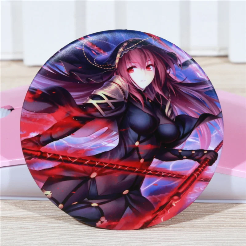 FFFPIN 5 8 см значок штифт Fate Grand Order Scathach брошь русский нагрудник аниме монета ткань