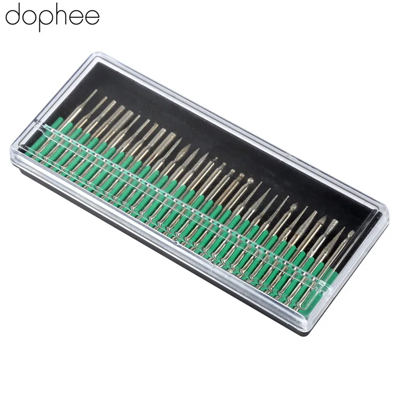 Абразивные иглы dophee 30 шт. 3 мм вал Шлифовальная головка полировальные Dremel
