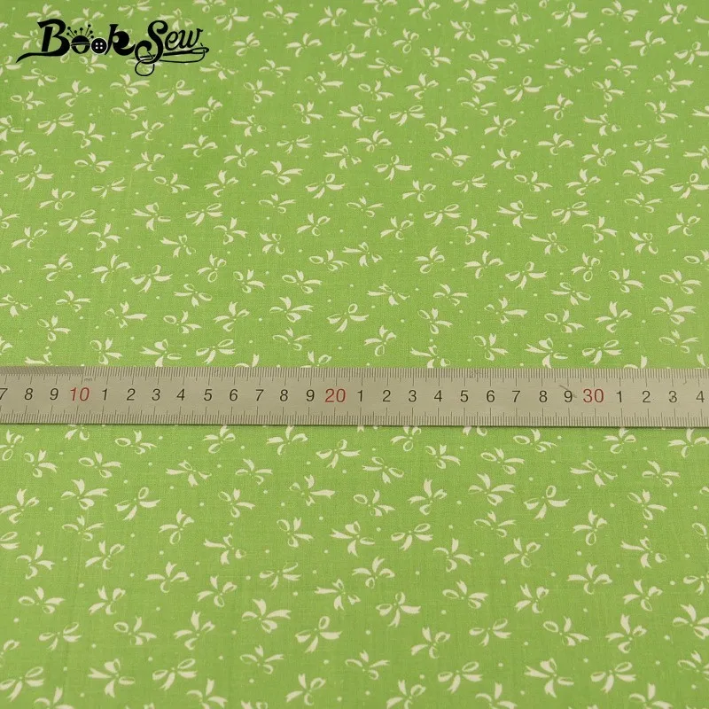 Хлопковая простая ткань Booksew домашний текстиль Лоскутная белая кукла с бантом