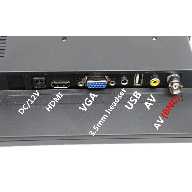 Kaufen 10.1 ''Widescreen 1920X1200 IPS LED-Panel Volle HD 1080P 1080I Monitor Unterstützung HDMI Für XBox PS WiiU Spiel Konsole/Raspberry Pi