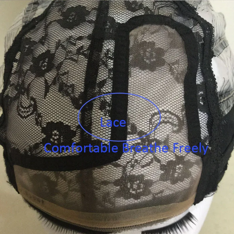 U-образная бесклеевая кружевная шапочка для парика изготовления париков с
