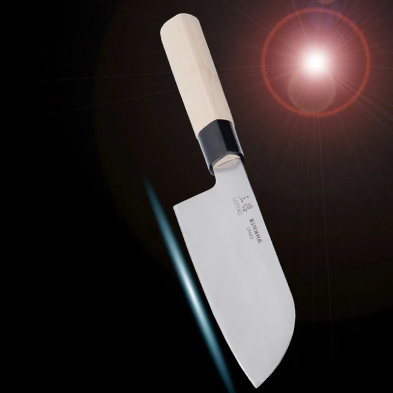 Поварской нож сантоку из нержавеющей стали для резки мяса овощей нарезки фруктов