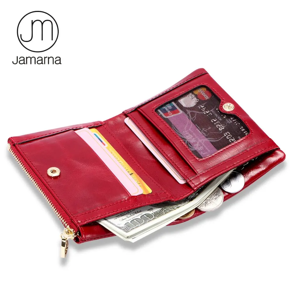 Jamarna бренд кошелек Для женщин Малый из натуральной кожи держателей карт Портмоне