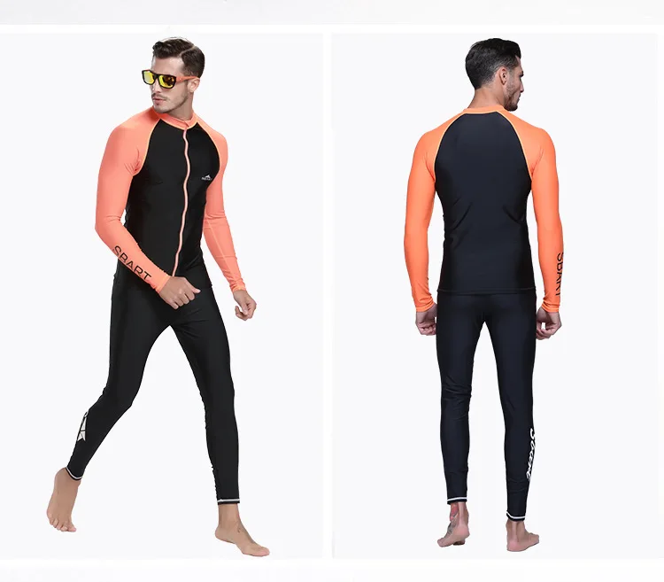 Мужской костюм для дайвинга SBART Раздельный гидрокостюм с длинными рукавами на