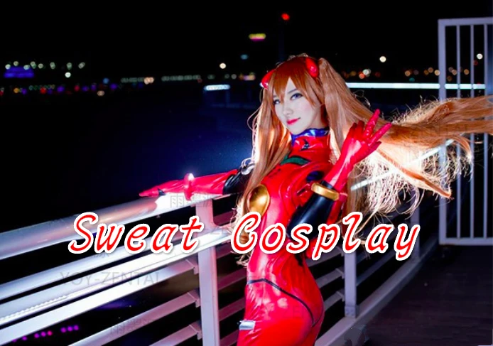 Костюм для косплея из высококачественного резинового покрытия EVA Soryu Asuka Langley