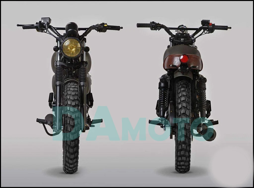 Ретро модификация мотоцикла 22 мм руль для трекера. Скремблер внедорожная перекладина руля кафе razer