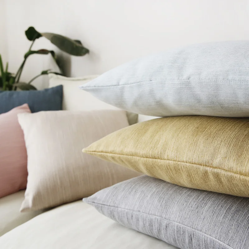 

CITY IN CITY Simple Cushion Cover Faux linen Pillow Case Pillow cover decorative For sofa bed car seat 45x45 50x50 ready made