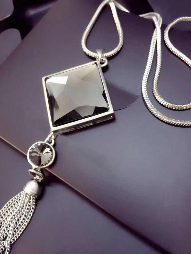 2 вида цветов, новинка, оригинальные кристаллы Swarovski, колье, одежда, ожерелья, 925, ювелирные изделия для женщин, для рождественской вечеринки