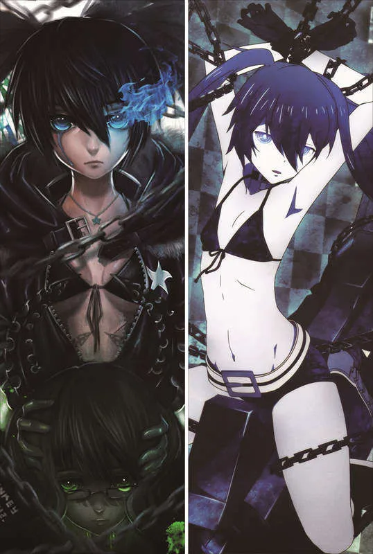 Наволочка Black rock shooter BRS аниме персонажи сексуальная девушка сила и мертвец мастер