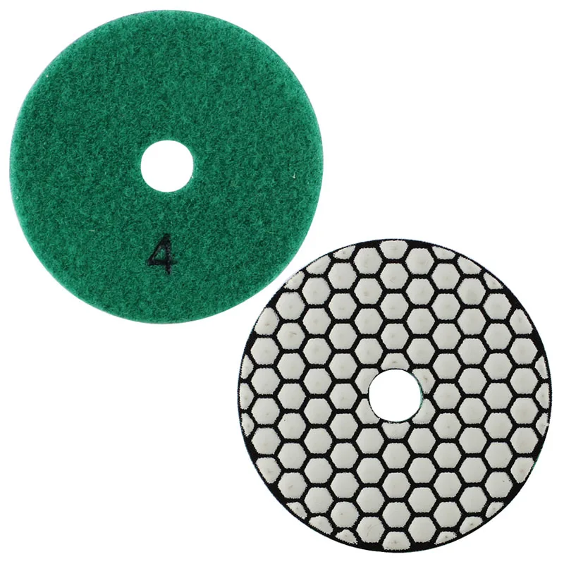 Грит 4 100 мм гранит полировальником диски шлифовальные камень бриллиантовая рука