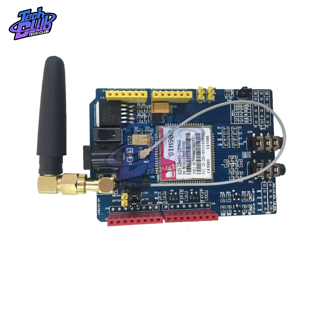 SIM900 850/900/1800/1900 МГц GPRS/GSM V4.0 Беспроводной передачи данных модуль макетной платы