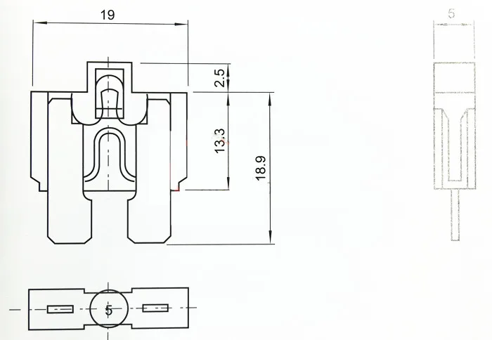 10/20 шт. автомобильный предохранитель среднего размера со светосветильник