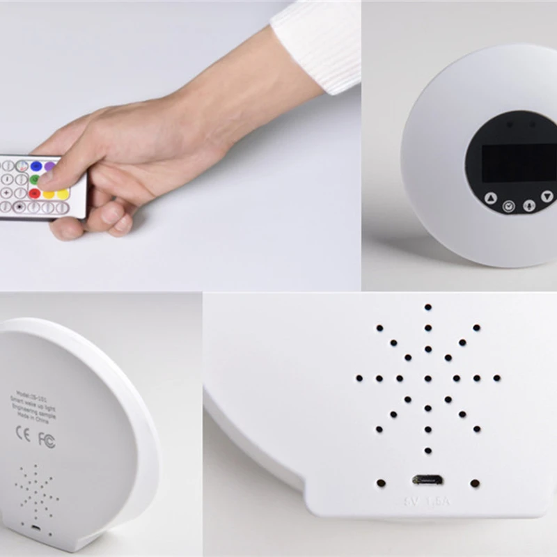 Утренний будильник флеш накопитель USB сенсорный Сенсор светодиодный светильник