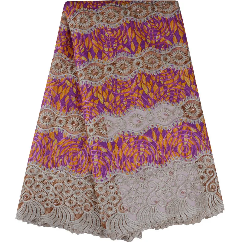 Вощёная кружевная ткань 846|net lace fabric|african waxfabric fabric |