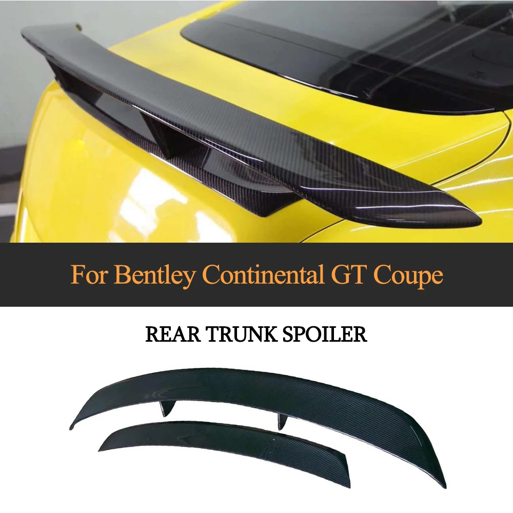 Задний спойлер из углеродного волокна для крыла багажника подходит Bentley Continental