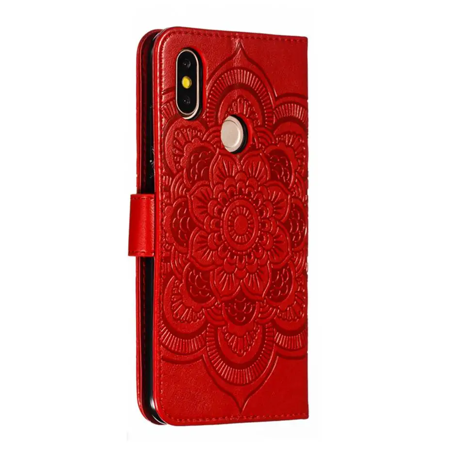 Из искусственной кожи с откидной крышкой для Xiaomi Mi 6X A2 Coque кошелек 3D защитный кожух для Xiaomi Mi A2 чехол Hoesje принципиально Xiaomi Mi 6X чехол