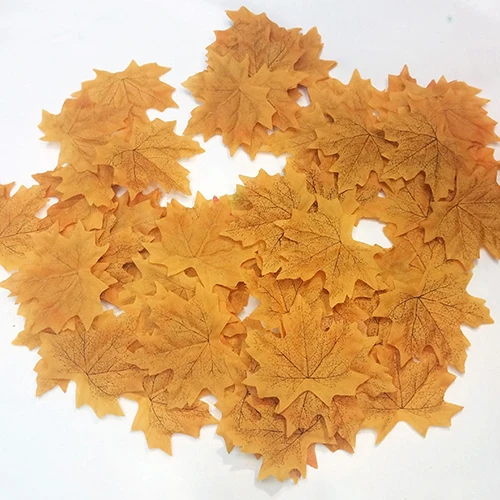 100 шт осенние листья Свадьба пользу осень кленовые украшения вечеринка | Дом и сад