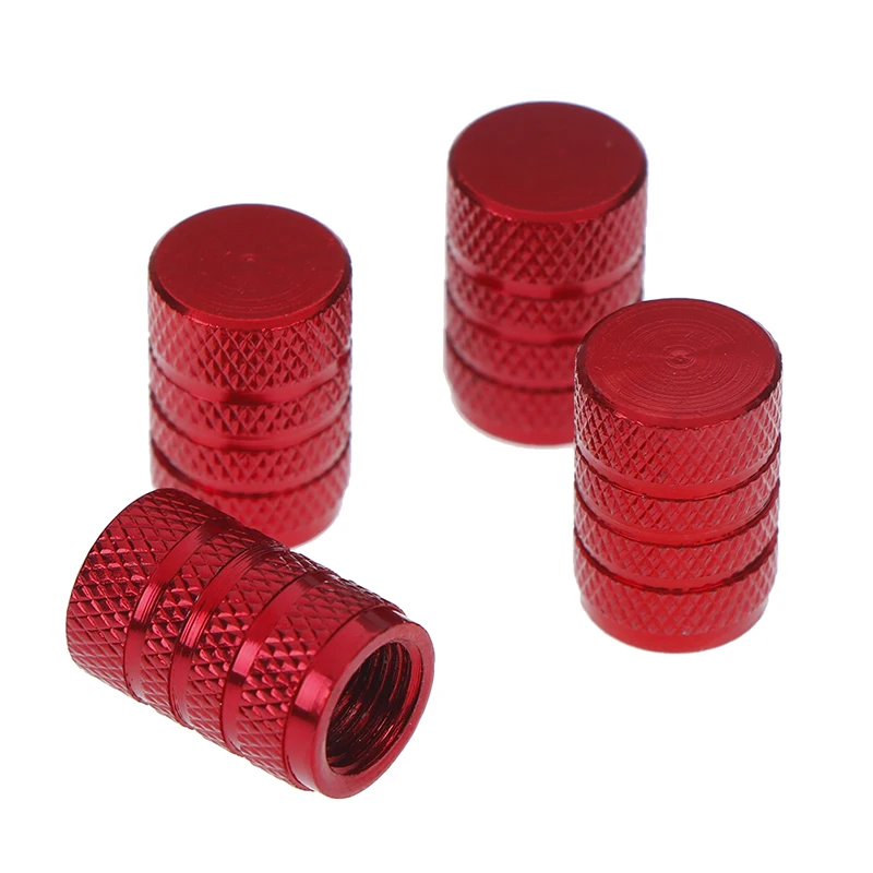 

Car Tire Valve Stem caps 4pcs Bolt-in Aluminum Theftproof valve caps Car Wheel Tires Valves Tyre Stem Air Caps