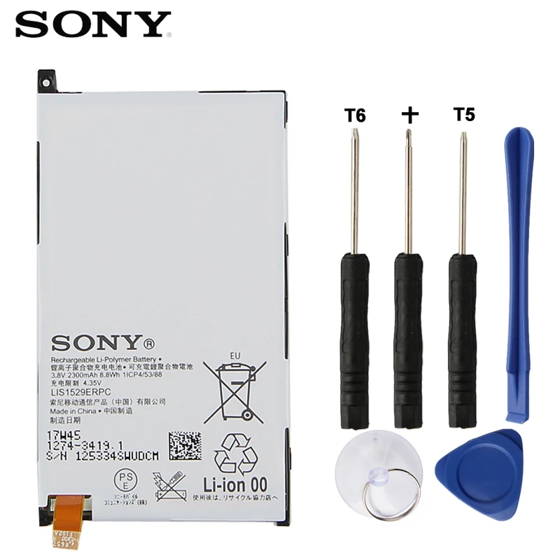 Оригинальный аккумулятор SONY для Sony Xperia Z1 mini Compact D5503 M51w LIS1529ERPC настоящая сменная