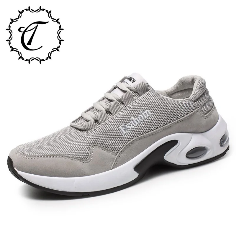 CatriCa Air Cushion Hot Sale Designer Trainers Breathable Shoes Men High Quality Male Tennis Sneakers 2019 Black White Gray Q03 | Обувь