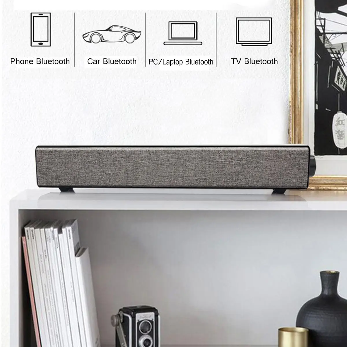 Bluetooth 4,0 динамик автоматически ТВ система 3D Аудио Саундбар для стены домашнего кинотеатра бас динамик bluetooth динамик разъем