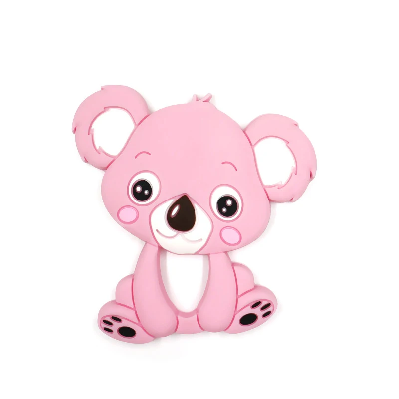 koala 05 LOFCA 1 шт. Прорезыватели для зубов мультфильм жидкий мороженое силиконовая подвеска-прорезыватель подвеска с кулоном в виде фигурки енота аксессуары детские игрушки-Жвачки DIY - Цвет: koala 05