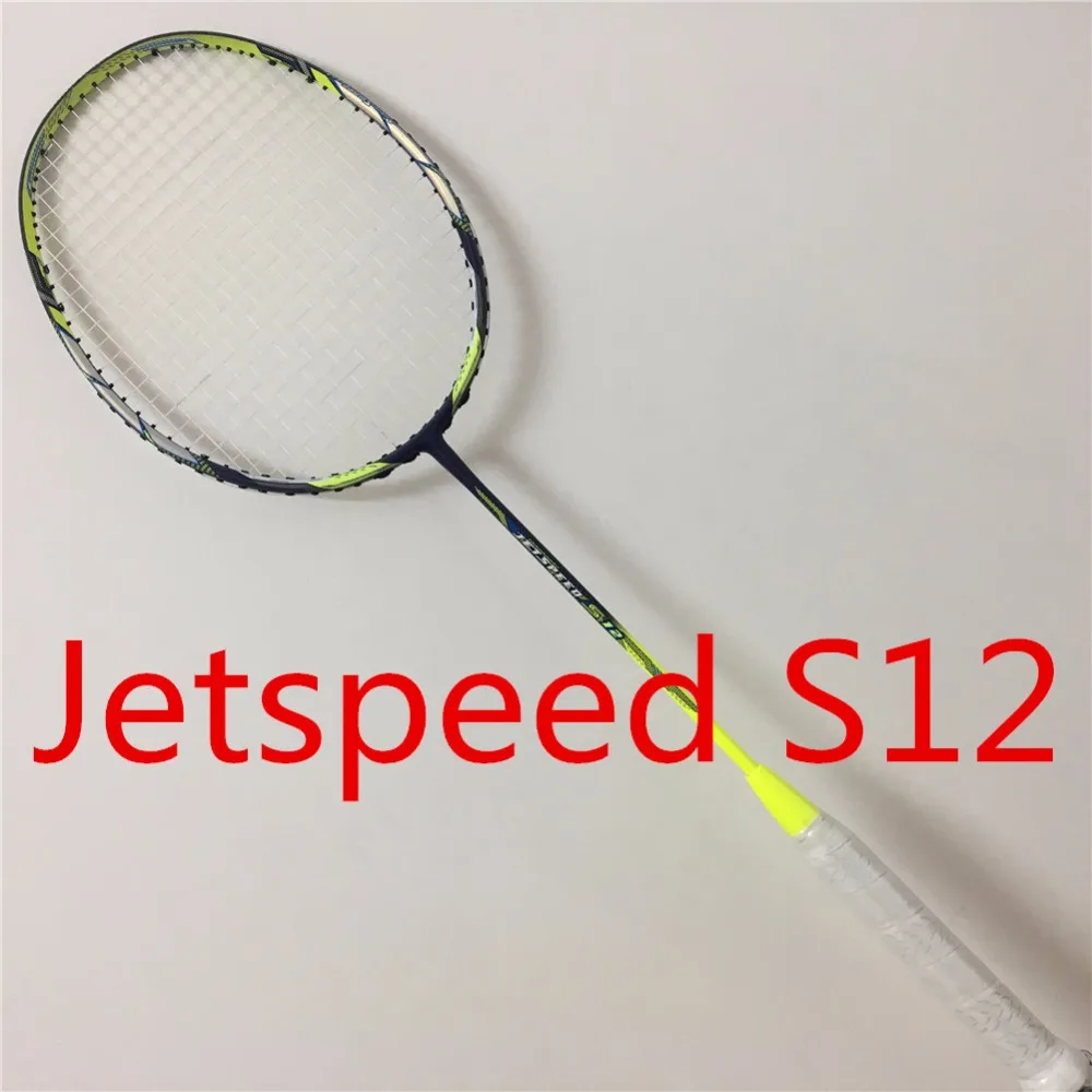 Ракетка для бадминтона Jetspeed s12 подростков ракетка из 100% углеродного волокна