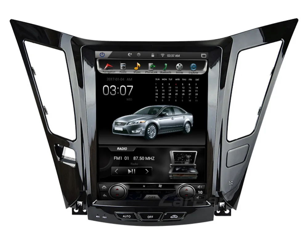 10," вертикальный огромный экран 1024*768 Android автомобильный DVD gps навигатор радио плеер для hyundai Sonata 2010- ram 2GB Flash 32GB