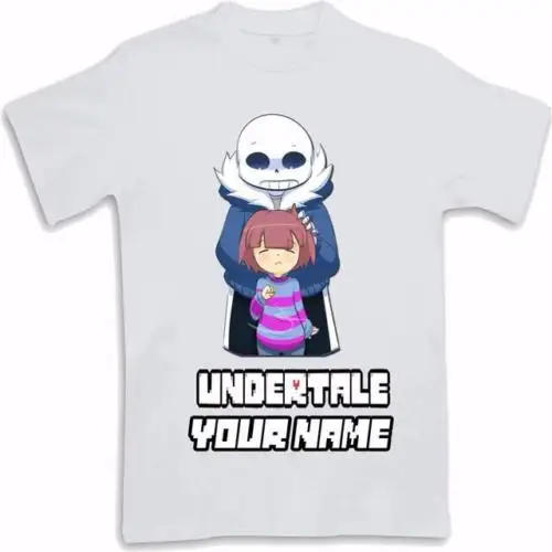 Персонализированная Детская футболка с принтом Undertale персонажами из