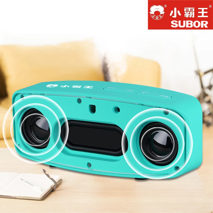 2018 Новый Bluetooth Динамик Subor D67 Портативный Беспроводной мощный аудио плеер Box