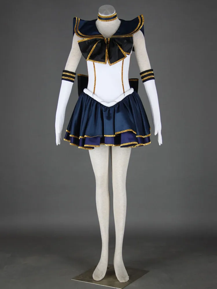 Популярный японский аниме косплей Сейлор Мун Meiou Setsuna костюм|sailor moon cosplay|sailor cosplay