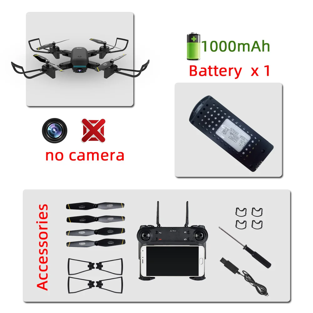 720P NO cam black 1B Квадрокоптер 4K Дрон Дроны с камерой SG700 SG700D мини rc вертолет игрушки профессиональный Дрон камера Квадрокоптер VS SG901 F - Цвет: 720P NO cam black 1B