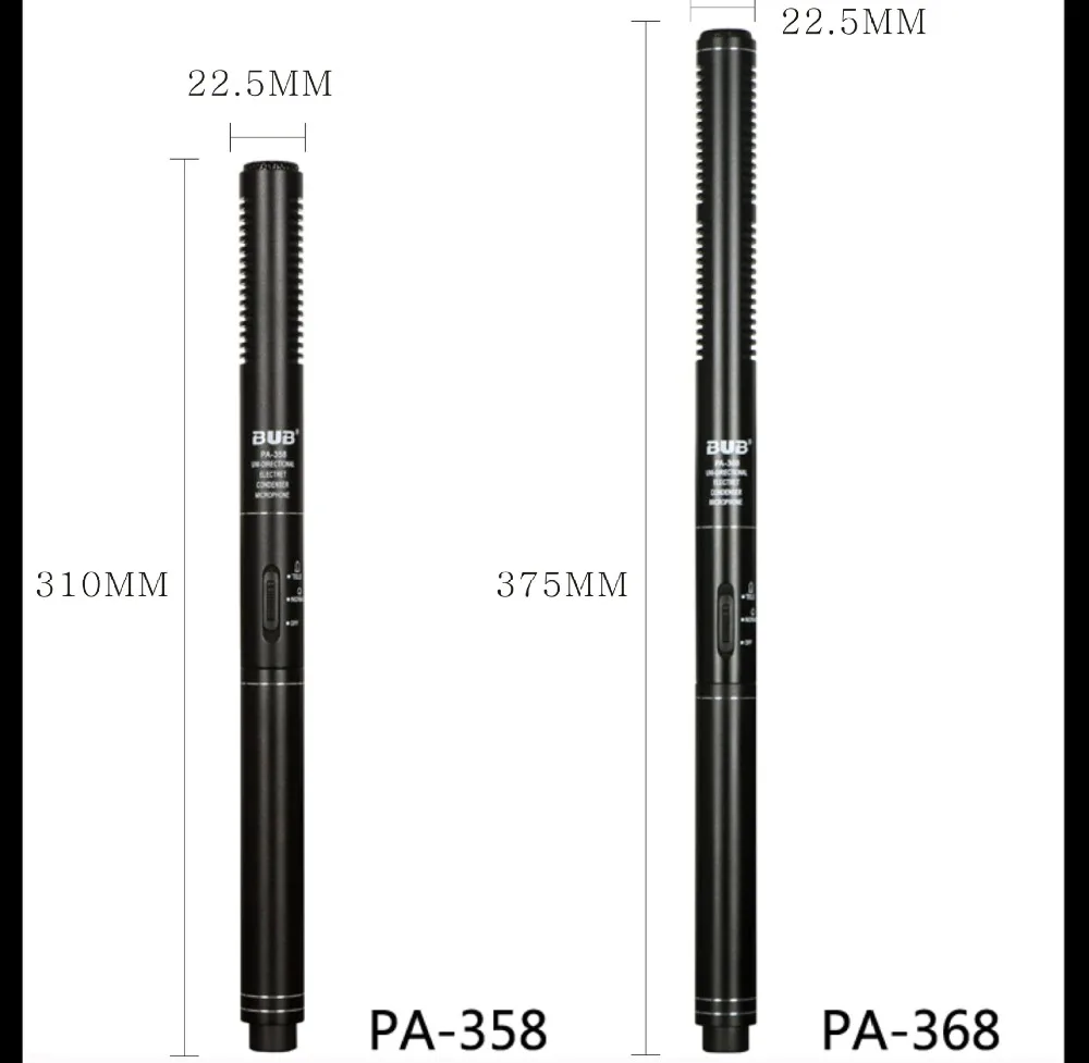 BUB PA358/368 DV SLR камеры UHF двойной беспроводной микрофон для интервью комплекты Кардиоидная запись микрофонный приемник веб-ролики микрофон